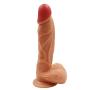 8.85 Inch Realistic Dildo, Body-Safe Material Lifelike Large Penis with Powerful Suction Cup for Hands-Free Play, Flexible Adult Sex Toys for Women