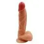 8.85 Inch Realistic Dildo, Body-Safe Material Lifelike Large Penis with Powerful Suction Cup for Hands-Free Play, Flexible Adult Sex Toys for Women