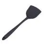 YouCY Long Handled Cooking Spatula Kitchen Baking Tool Shovel Silicone Kitchenware Heat Resistant Utensils For Nonstick Pan Egg Pancake,Black