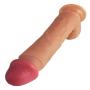 HUANAI 8.26- Inch Realistic Silicone Massager Toys Lifelike D?ld? with Suction Cup for Women Play 1009-J
