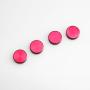 Set of 4 Anti Rust Resistant Stainless Steel Screw+Red Aluminum Screw Caps not plastic cap for License Plate frame