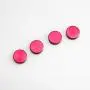 Set of 4 Anti Rust Resistant Stainless Steel Screw+Red Aluminum Screw Caps not plastic cap for License Plate frame