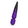 Velocity Waterproof 10 Speed Silicone Wireless Therapeutic Massager Wand, Purple