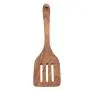 LJSLYJ Teak Wood Turner Long Handle Leakage Shovel Kitchen Turner Non Stick Cookware Paintless Wooden Spatula Kitchenware