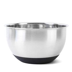 Stainless Steel Mixing Bowl With Ergonomic Non Slip Silicone Base Professional Kitchenware,As Show,20Cm