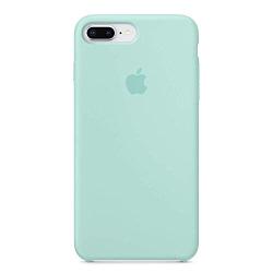 Anti-Drop iPhone 8 Plus / 7 Plus (5.5Inch) Liquid Silicone Gel Case, TOSHIELD Soft Microfiber Cloth Lining Cushion for iPhone 8 Plus and 7Plus (Green Marine)