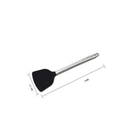 Silicone spatula stainless steel kitchenware shovel kitchen utensils nonstick shovel cooking spoon shovel,Green