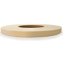 Edge Supply Birch 3/4” X 250 Roll of Plywood Edge Banding ? Pre-glued Real Wood Veneer Edging ? Flexible Veneer Edging ? Easy Application Iron-on Edge Banding for Furniture Restoration ? Made in USA