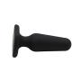 Toysdance 75*40mm Silicone Anal Plug For Adult Erotic Sex Toys 9204-black