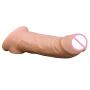 Silicone Cóndom Reusable Pênnís Sleeve Enlargement Toys for Men Chástity Clítoris Stímulator Pênnís Rings 9 INCH