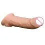 Silicone Cóndom Reusable Pênnís Sleeve Enlargement Toys for Men Chástity Clítoris Stímulator Pênnís Rings 9 INCH