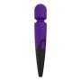 Velocity Waterproof 10 Speed Silicone Wireless Therapeutic Massager Wand, Purple