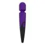 Velocity Waterproof 10 Speed Silicone Wireless Therapeutic Massager Wand, Purple