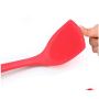 Spatula Silicone Shovel Set Non-stick Spatula Pan Cooking Shovel Kitchenware Combination,Red