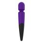 Velocity Waterproof 10 Speed Silicone Wireless Therapeutic Massager Wand, Purple