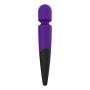 Velocity Waterproof 10 Speed Silicone Wireless Therapeutic Massager Wand, Purple