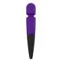 Velocity Waterproof 10 Speed Silicone Wireless Therapeutic Massager Wand, Purple