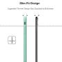 iPhone X Silicone Case, XSHNUO Liquid Silicone Gel Rubber Ultra Thin Case with Soft Microfiber Cloth Lining Cushion for Apple iPhone X (2017) 5.8 inch (Mint)