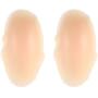 Healifty 1 Pair of Silicone Leg Onlays Self- Adhesive Calf Pads Women Leg Corrector for Crooked or Thin Skinny Legs XL