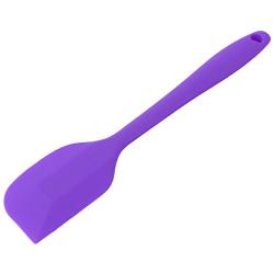 uxcell Silicone Kitchenware Bakery DIY Cake Cheese Cream Spatula Scraper 21cm Length Purple