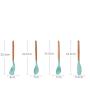 Silicone Kitchen Utensils, Silicone Utensil Set, Safe Food Grade Silicone with Premium Wood Handles, Non-Stick Heat Resistant Silicone Kitchenware, 11 PCS + 10 S Hooks,Gray