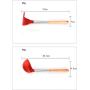 JunbosiKitchenware Silicone Kitchenware 11 Piece Set Wooden Handle Nonstick Cookware Shovel Spoon More Presser Potato Spaghetti Claw,Red