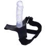 HYLHYL5-F Cl-ǐt Suckěr Female Realistic Lifelike for Women Silicone Adult Toys with Strong Suction Cup Blue PVC+ Leather Pants (20cm/7.87&quot)