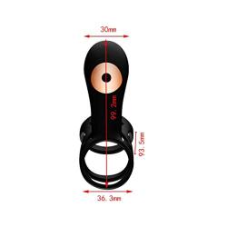 Chen-love1 Massager with Pēnǐs Ring, Male Household Waterproof Mute Silicone Toy，Relieve Neck Back and Waist