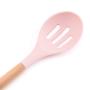 Kitchen Silicone Kitchenware 9 Pieces, Silicone Kitchen Set, Silicone and Wooden Handle - Home Anti-Scalding High Temperature Pot Bowl Set, 9-piece set