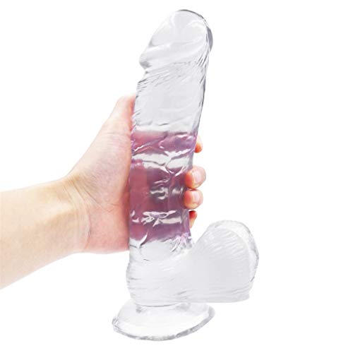 Wushuangyu 9.44 Inch Tools with Suction Cup Female Lifelike Toys for Women - Vibrant Toy
