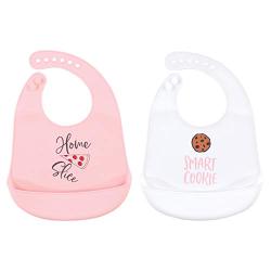 Hudson Baby Unisex Baby Silicone, Waterproof Bibs