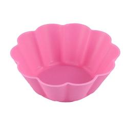 Bakerpan Silicone Cupcake Holders, Baking Cups, Flower Shape, 12 Pack