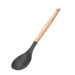 Silicone Cooking Utensils Wood Handle Silicone Kitchenware Spatula Non-Stick Cooking Utensils - Spoon