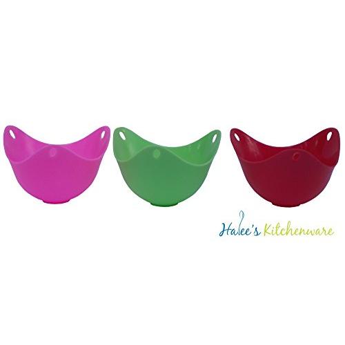 Halees Kitchenware Silicone Egg Poachers Set of 2