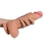 Anfei Double Layered Dildo, Hyper Realistic Dual Layer Liquid Silicone Penis with Suction Cup, 9 Inch, 16.33 Ounce