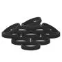 Silicone Rubber Bracelets (12 Pack), Extra Comfort Silicone Wristbands for Adults and Kids (12 Color Choices), Rubber Wristbands for Parties, Sports and Events, Durable and Flexible Silicone Bracelets