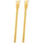 RENOOK Back Scratcher, 2 Piece 17" Natural Strong Sturdy Traditional Bamboo Wooden Body Relaxation Massager for Itching Relief, Best Gift for Parents，Friends，Yourself and More.