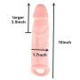 Privacy Packaging.New Silicone penile Condom Expander expands BWBJJ Male Chastity Toys Lengthen Cock Sleeves Dick Socks Reusable Condoms 401012
