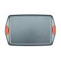 Rachael Ray Yum-o! Nonstick Bakeware 5-Piece Oven Lovin Bakeware Set, Gray with Orange Handles