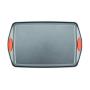 Rachael Ray Yum-o! Nonstick Bakeware 5-Piece Oven Lovin Bakeware Set, Gray with Orange Handles