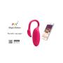 Wearable Vibrate Things for Women G Spotter Stimulation Toys Bluetooth 4.0 with iOS Android APP USB Rechargable Cordless Vibration Massage Wand Silicone Smart Massager Remote Control Body