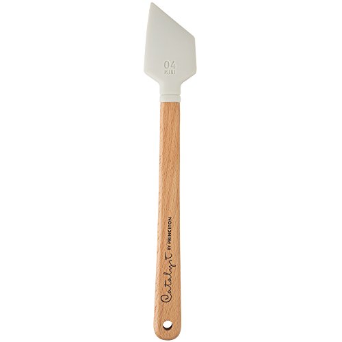 Princeton Artist Brush Catalyst Silicone Mini Blades, for Food Crafting, Ceramics, Plaster, and Heavy Acrylic Media, Mini Blade No. 4 White