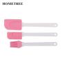 ZDM Professional Kitchenware Silicone Three sets Baking Sauce Brush Butter Cooking Spatula Cookie Pastry Scraper Cake Baking Tool