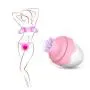 YDSXH Female Egg Jumping Tongue Sucker Silicone Electric Adult Female Masturbation Sex Toys Hi Egg Vibration Cunnilingus T-Shirt (Color : Pink)