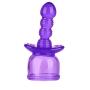 Massager Attachments, Massager Accessories Attachment Accessory Silicone (Purple)