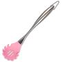 2019 latest 5PCS stainless steel silicone kitchenware set 5 sizes - silicone kitchenware set - kitchen tool accessories (Pink 5(PCS))
