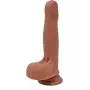 The Lifeguard by FUKENA - Realistic Uncircumcised Dual Density Silicone Dildo, 5.5 Inches Insertable (Light Skin with Colored Glans)