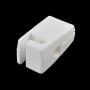 uxcell Silicone Kitchen Utensil Pot Pan Clip Spoon Spatula Rest Holder White