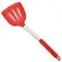 JunbosiKitchenware Silicone Kitchenware 4 Piece Set Non-Stick Pan Shovel Wide Head Stainless Steel Shovel Shovel Cooking Shovel Cooking Shovel Set,Red