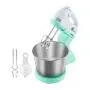 BINZHI Eggbeater Electric Household Desktop Automatic Eggbeater With Barrel Cream Machine Baking Dough Mixer - Blue Kitchen gadget